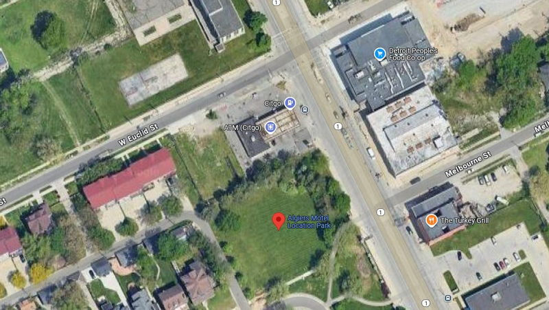 Algiers Motel - Aerial Map (newer photo)